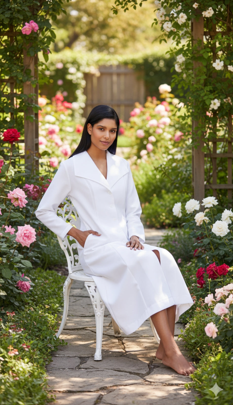 GMI G11573-WH-IH Church Dress