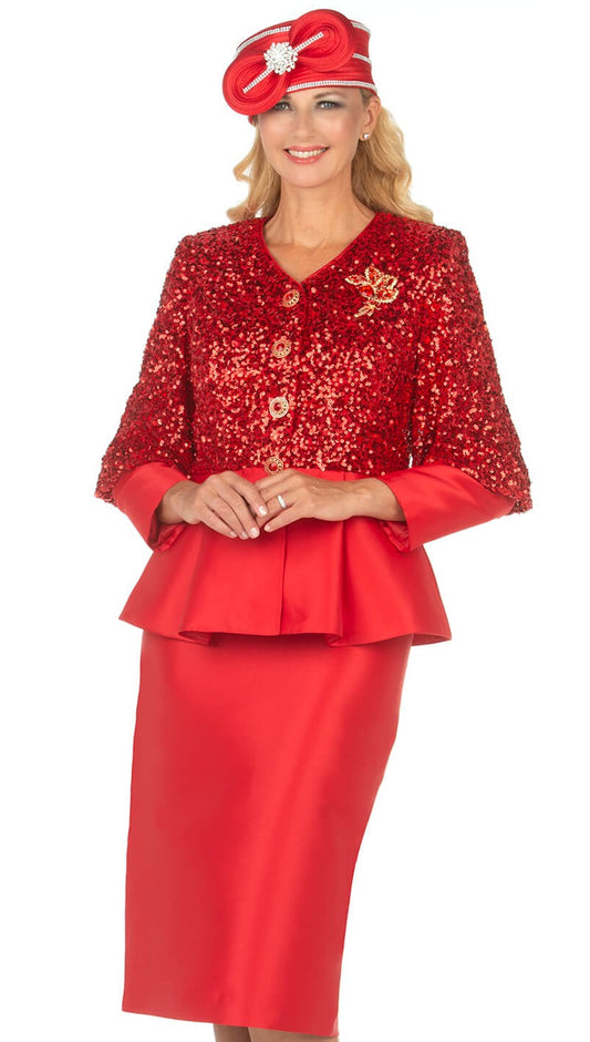 Giovanna G1171-RED Church Suit