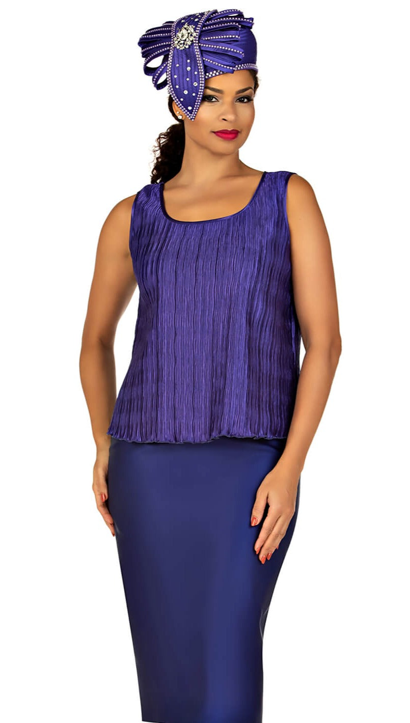 Giovanna G1180-PUR Church Suit