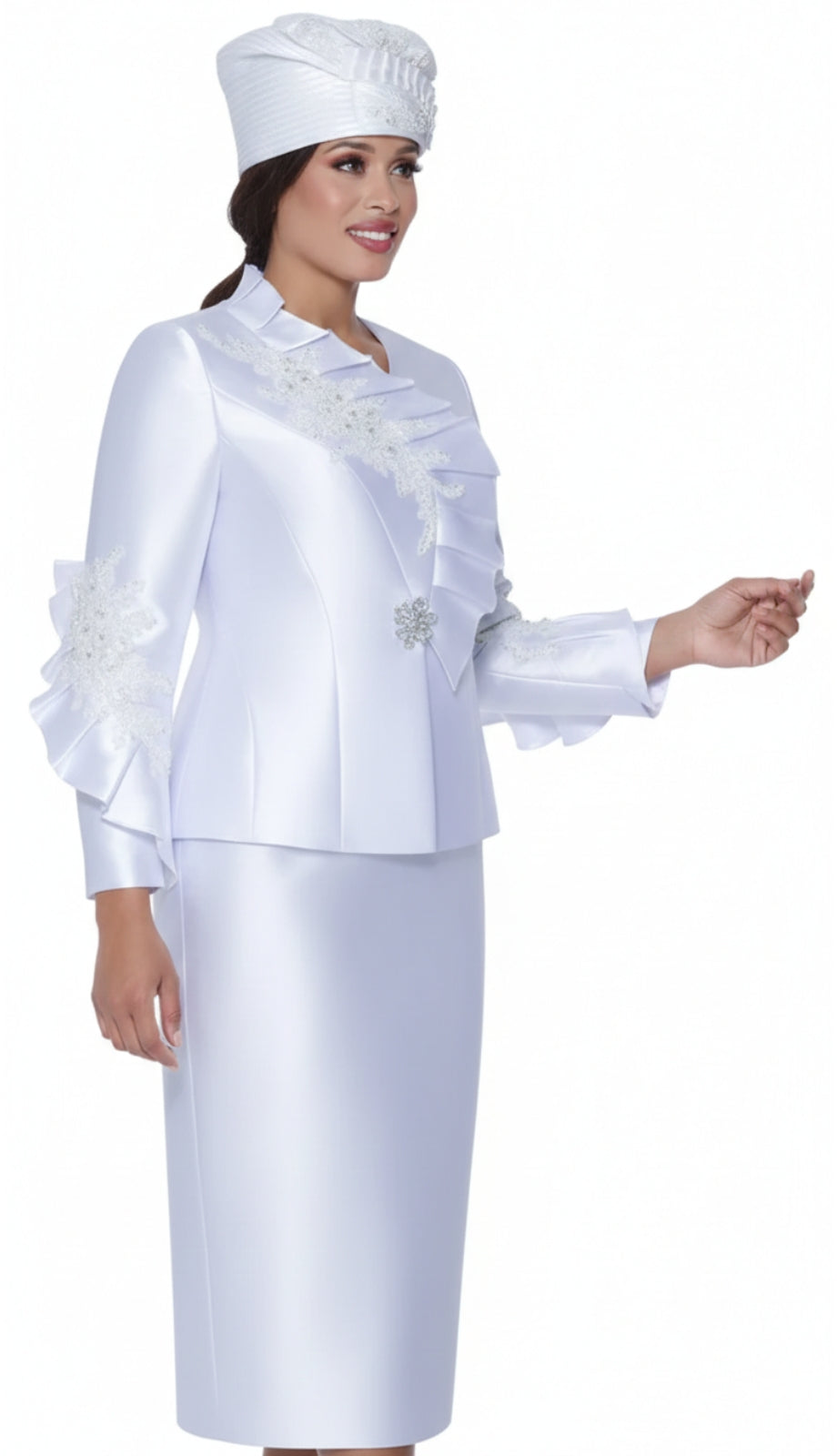 GMI G400862-WHT Church Suit