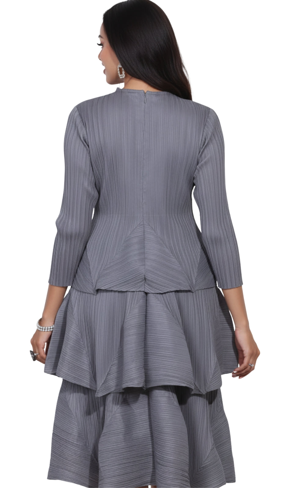 Luxe Moda LM409-GRY Outfit