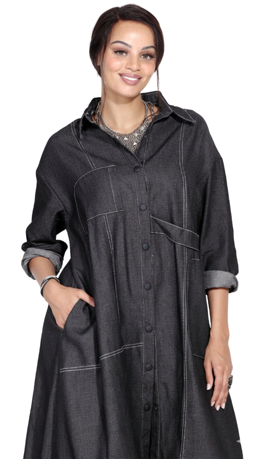 Luxe Moda LM413-BLK Outfit