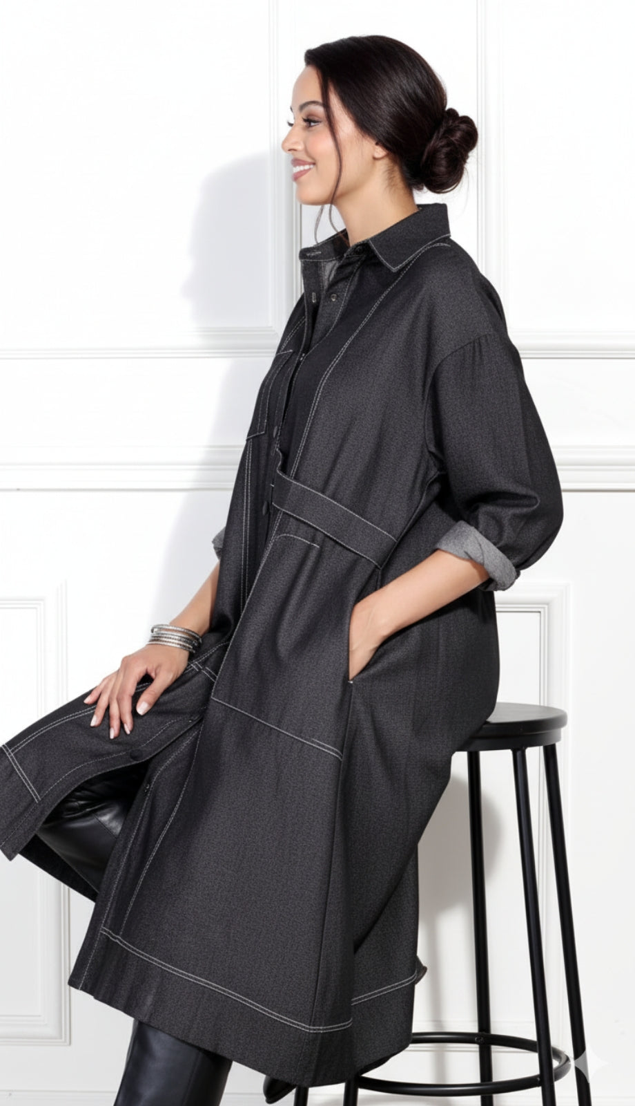 Luxe Moda LM413-BLK Outfit