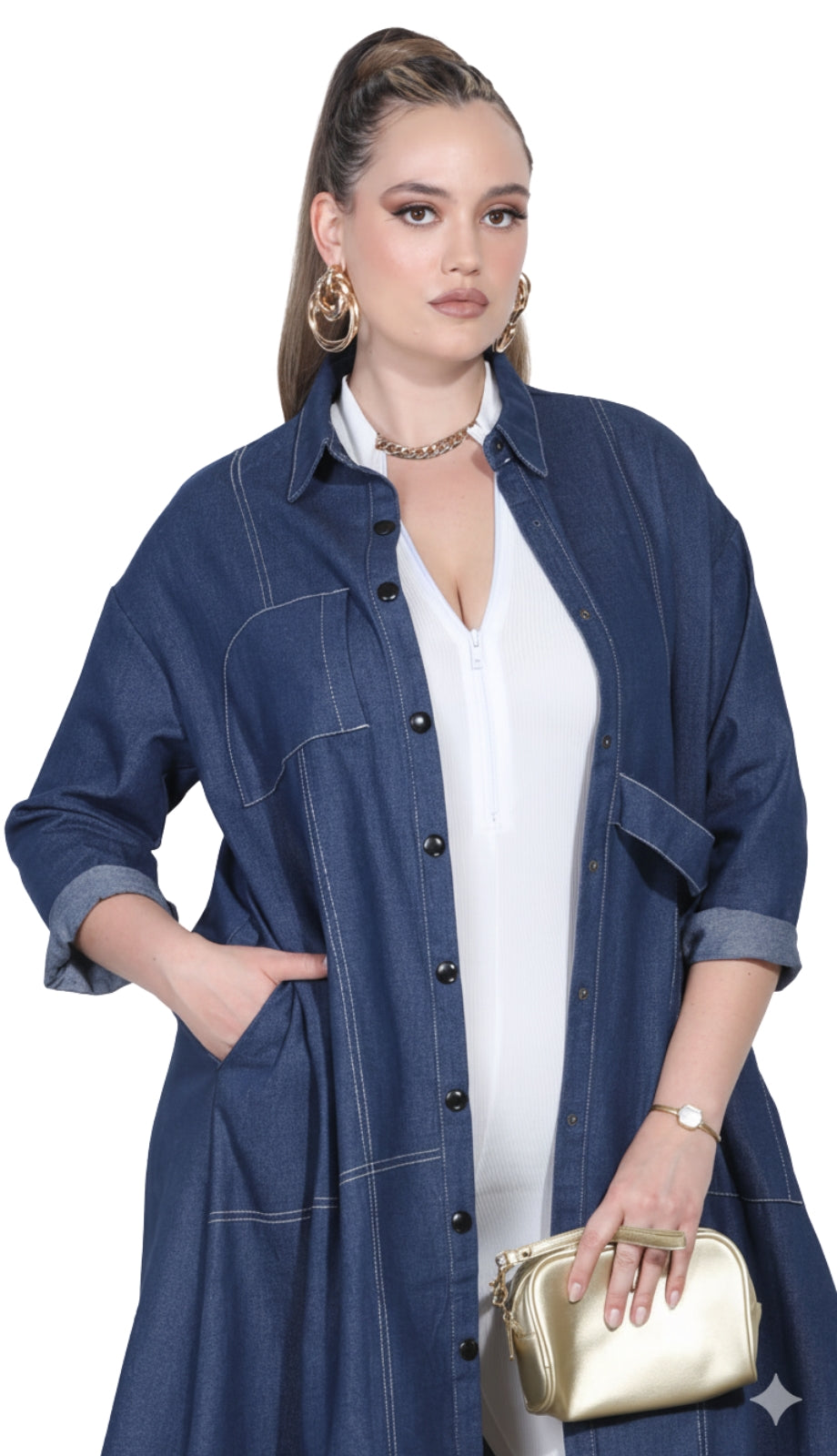 Luxe Moda LM413-BLU Outfit