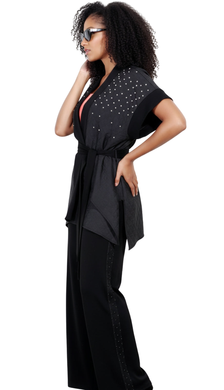 Luxe Moda LM427-BLK Outfit