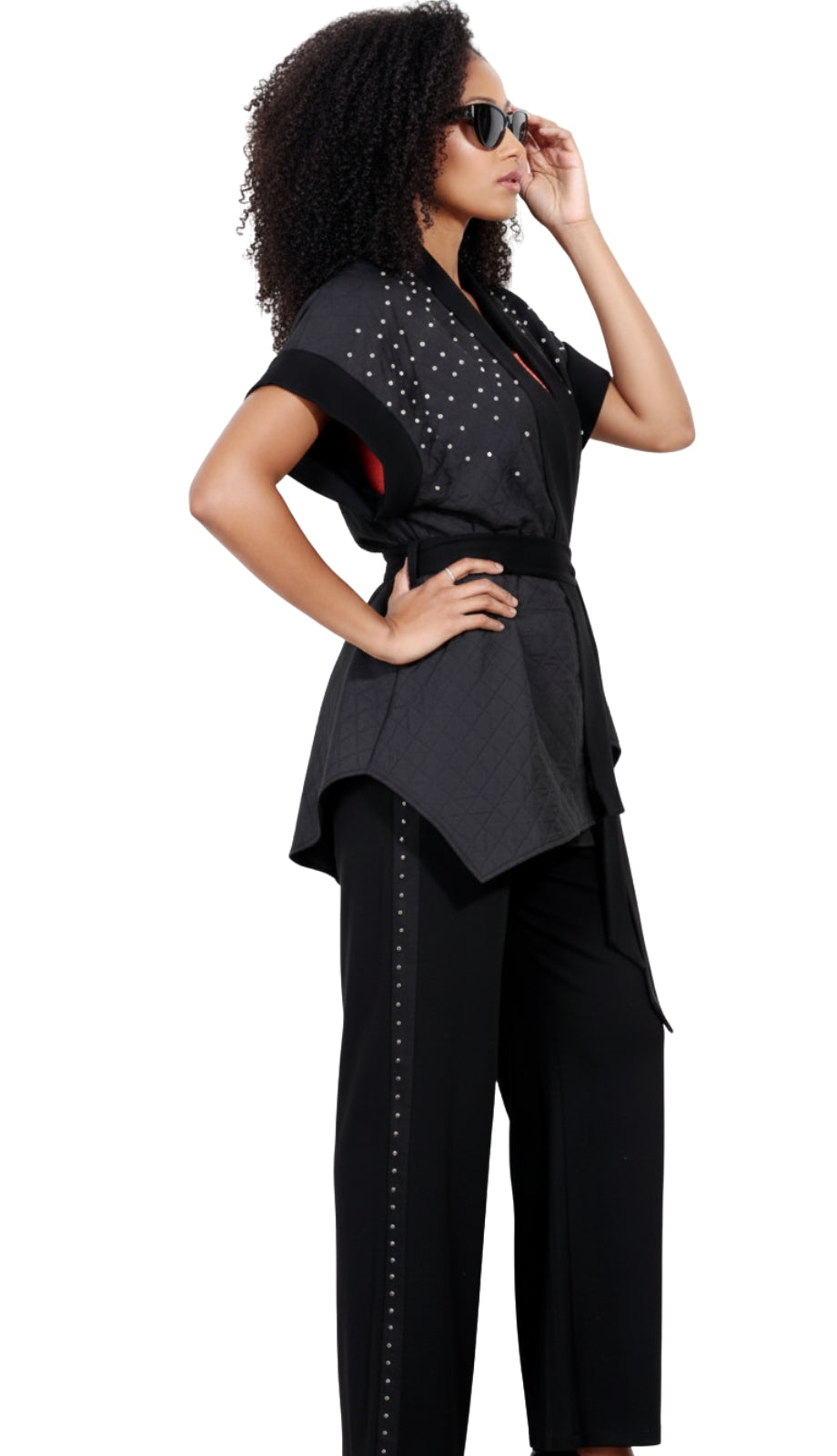 Luxe Moda LM427-BLK Outfit