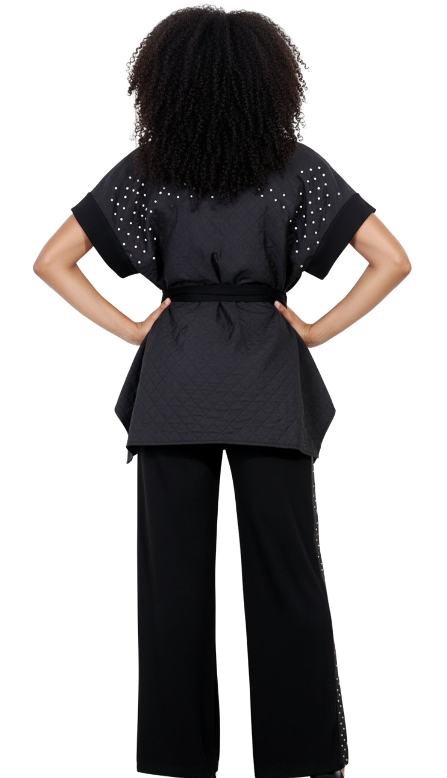 Luxe Moda LM427-BLK Outfit