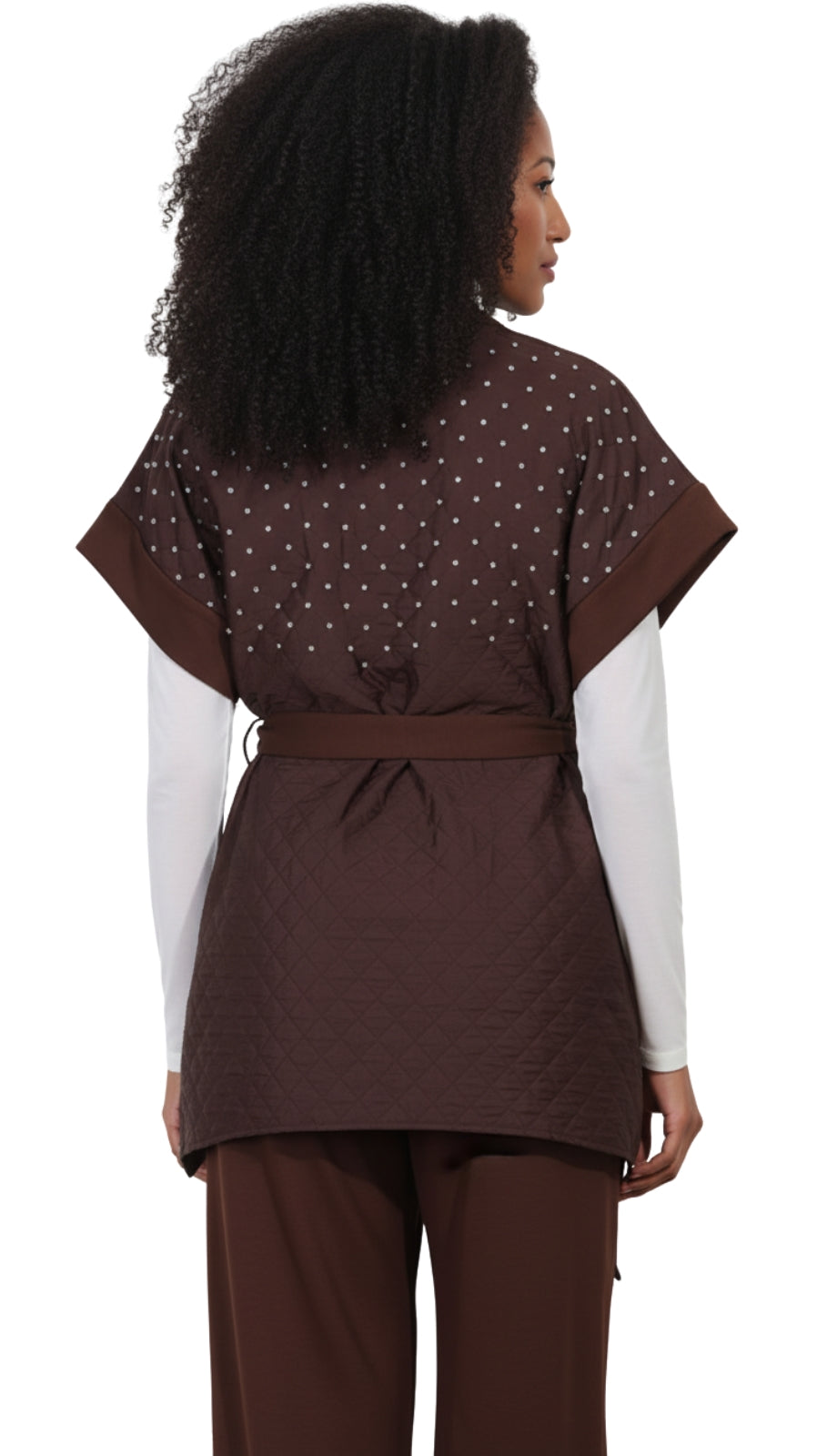 Luxe Moda LM427-BRN Outfit