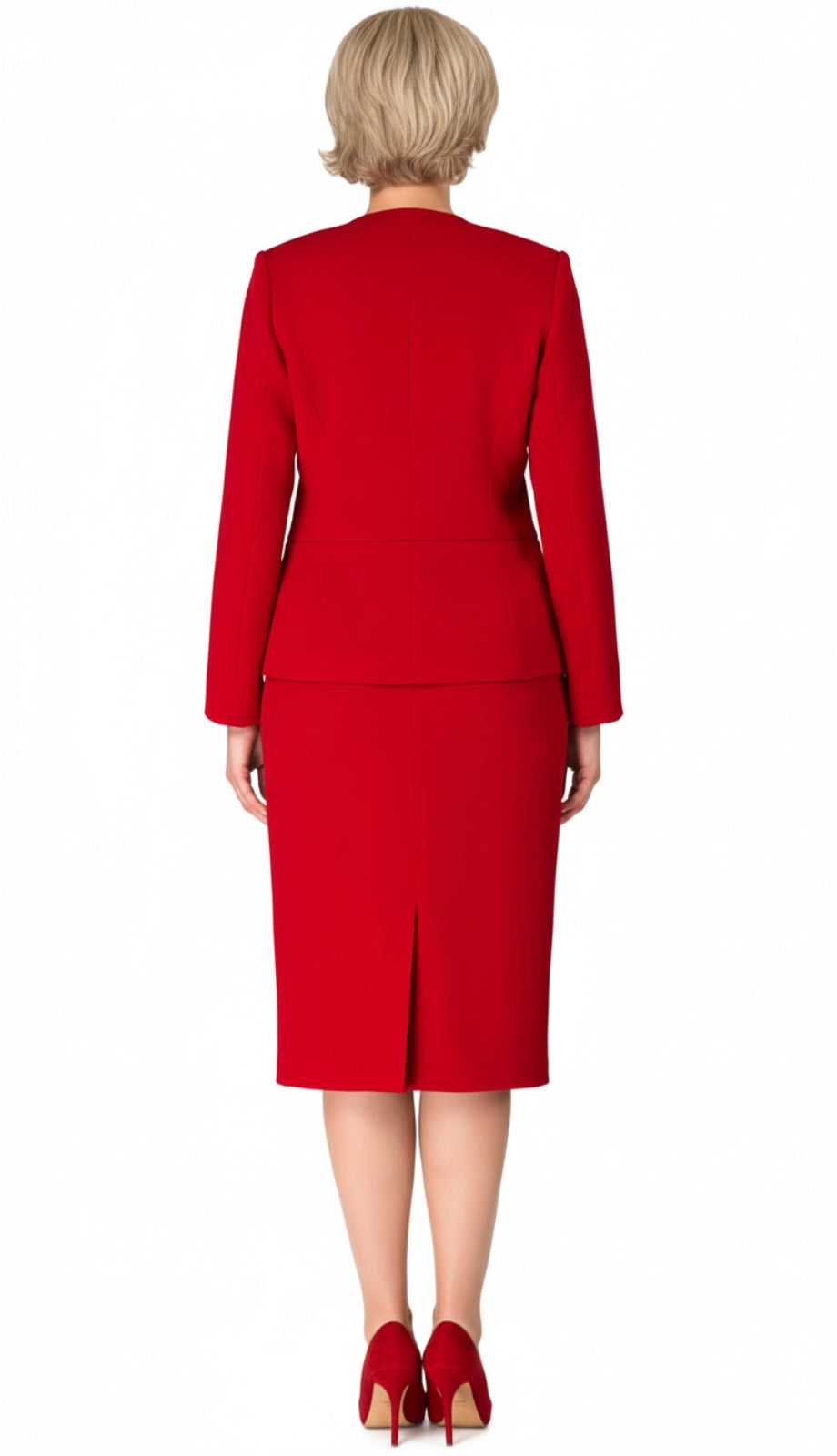 Giovanna S0721-RED-CO Womens Suit