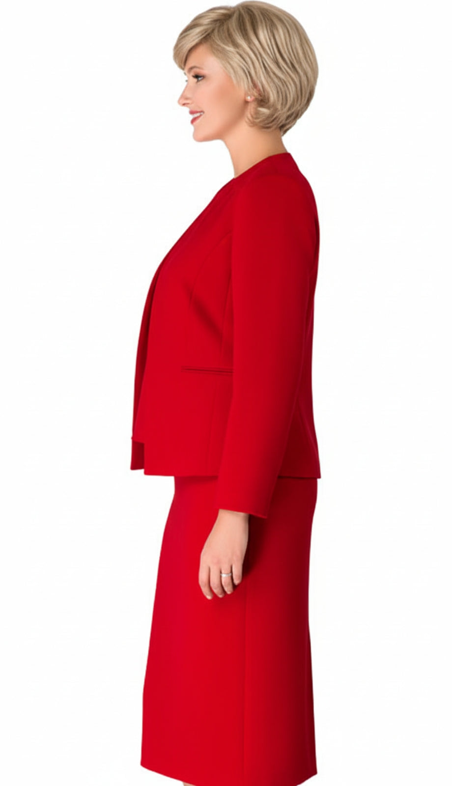 Giovanna S0721-RED-CO Womens Suit