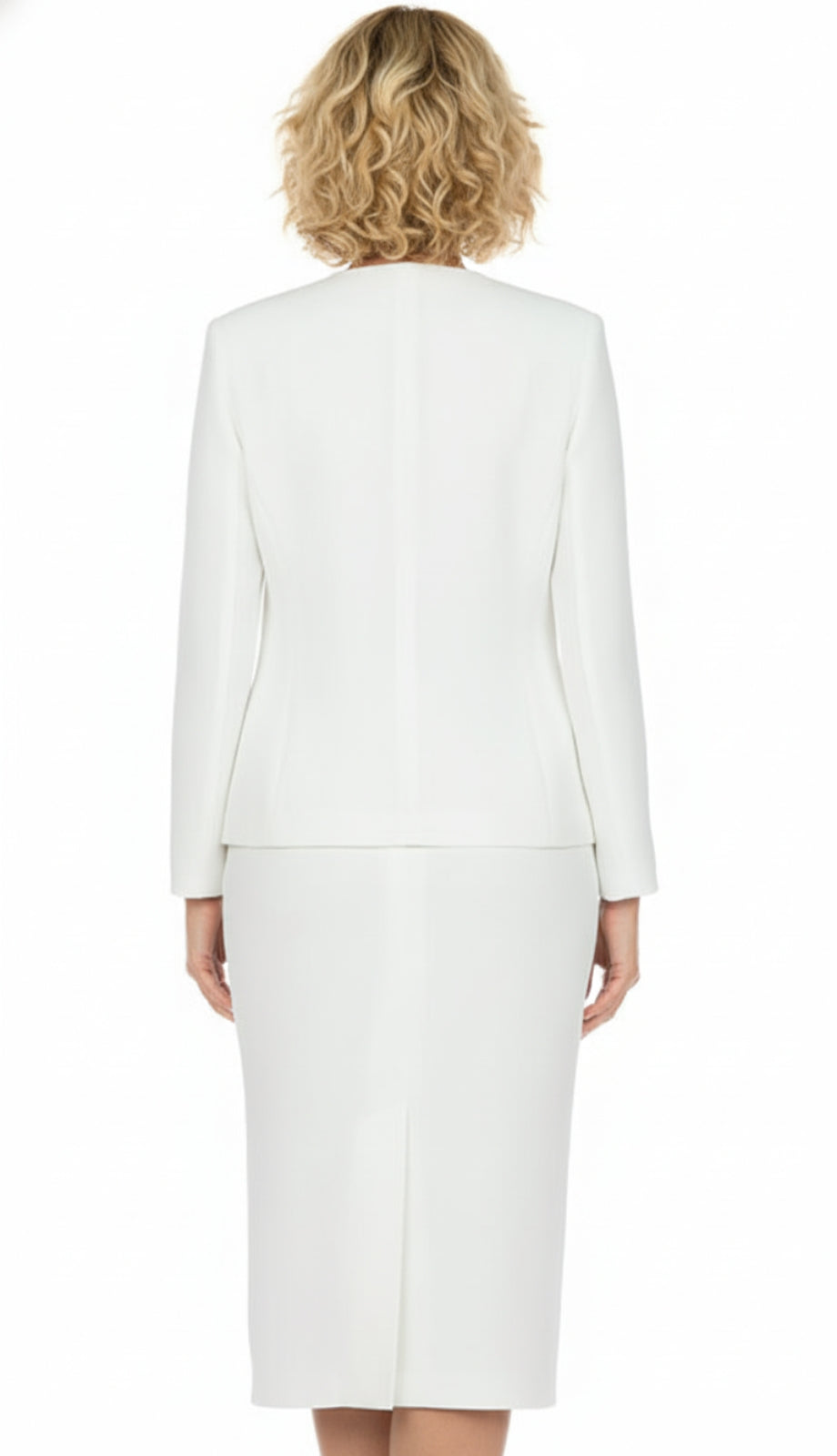 Giovanna S0721-WHT Church Suit