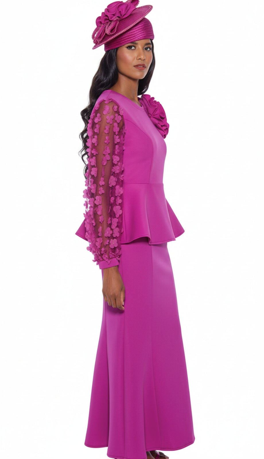 Stellar Looks SL1552-PUR-IH Unisex Church Suit