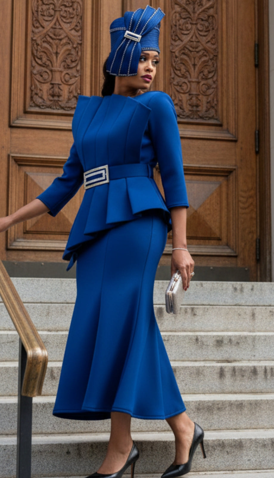 Stellar Looks SL1672-RYL-IH Church Suit