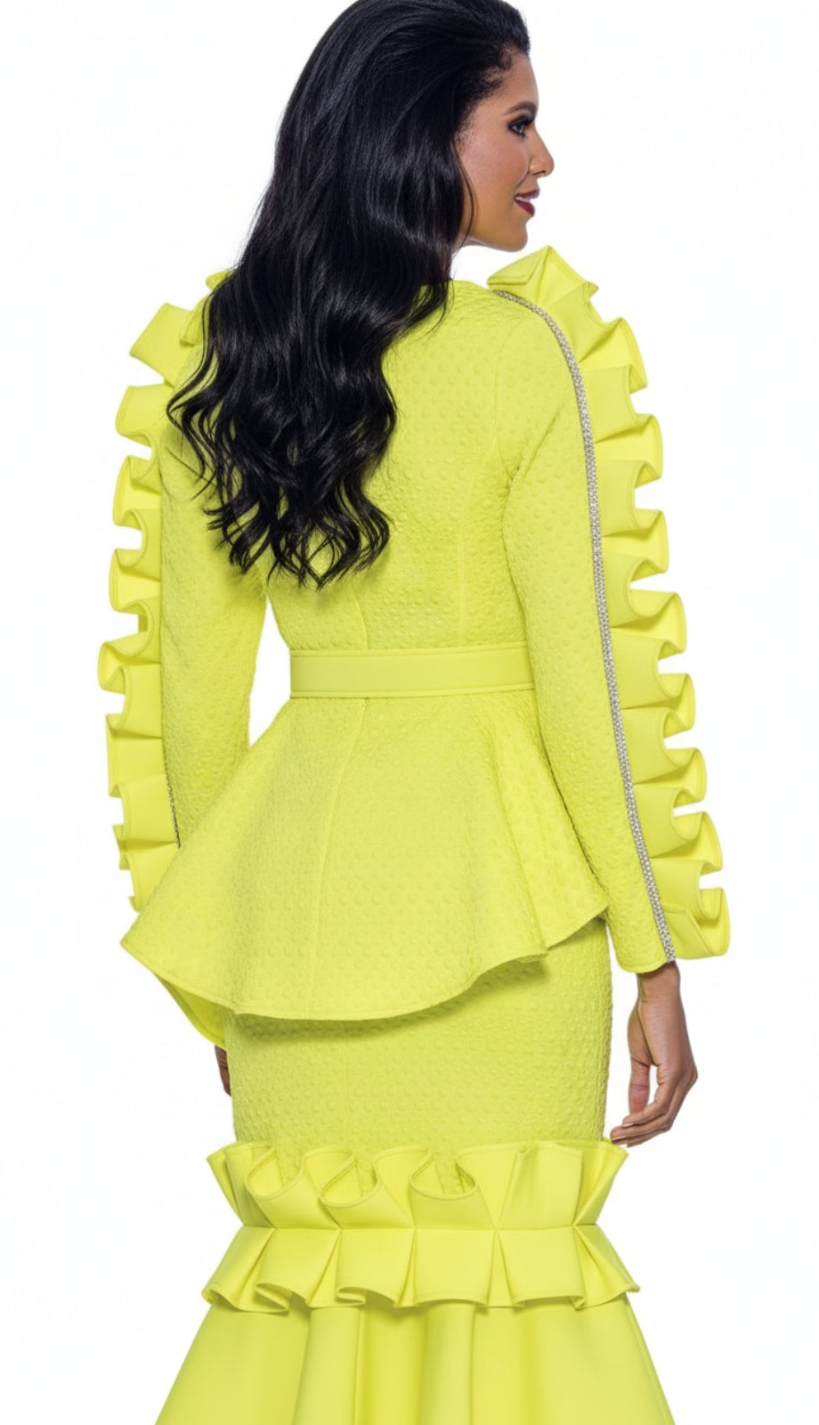 Stellar Looks SL1911-LME-QS Designer Church Suit