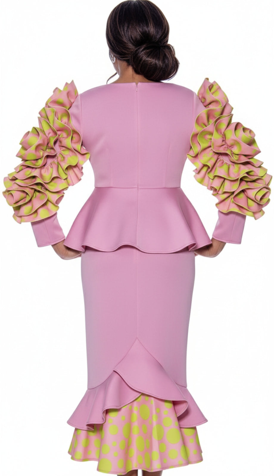 Stellar Looks SL1971-PWL-IH Designer Church Suit