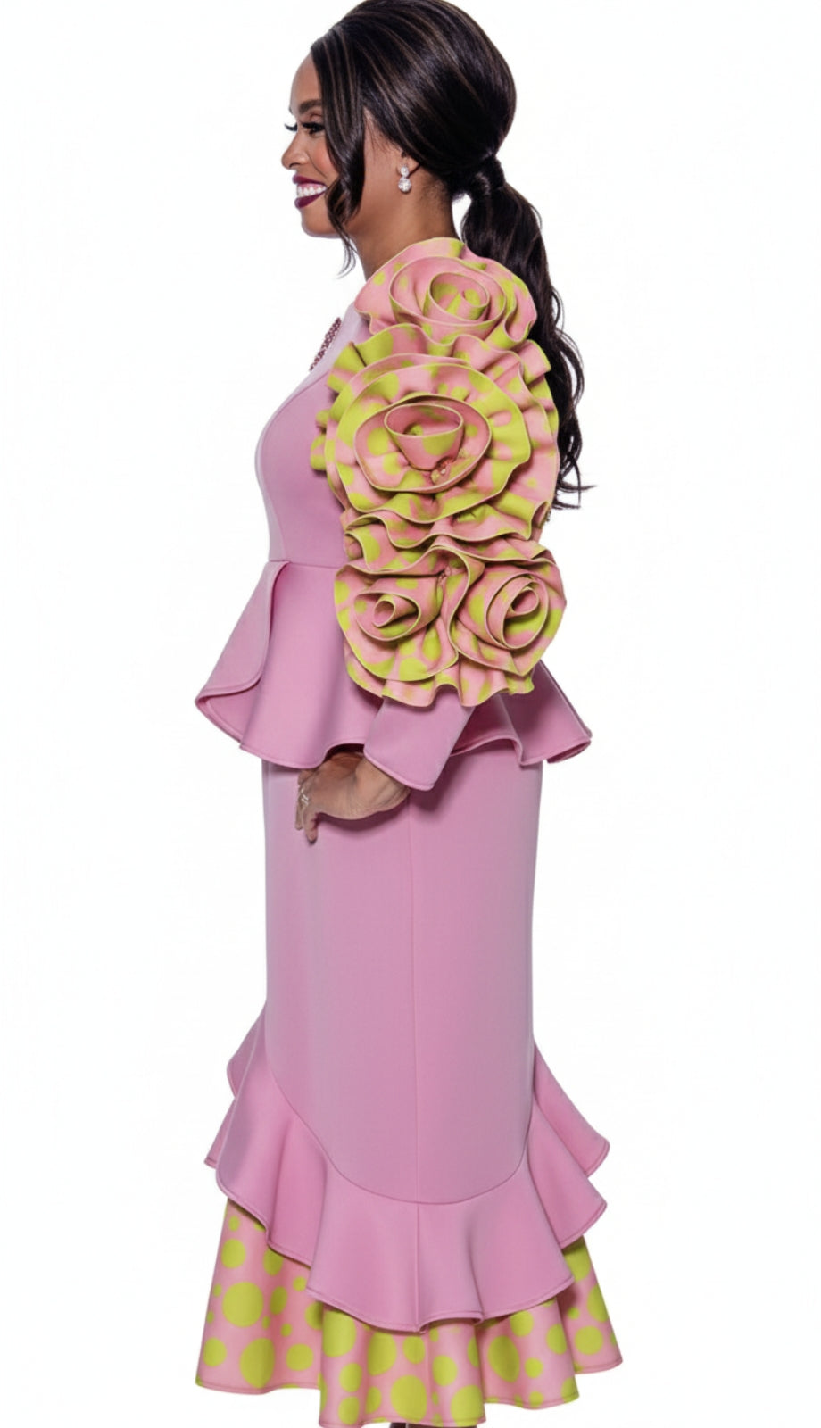 Stellar Looks SL1971-PWL-IH Designer Church Suit