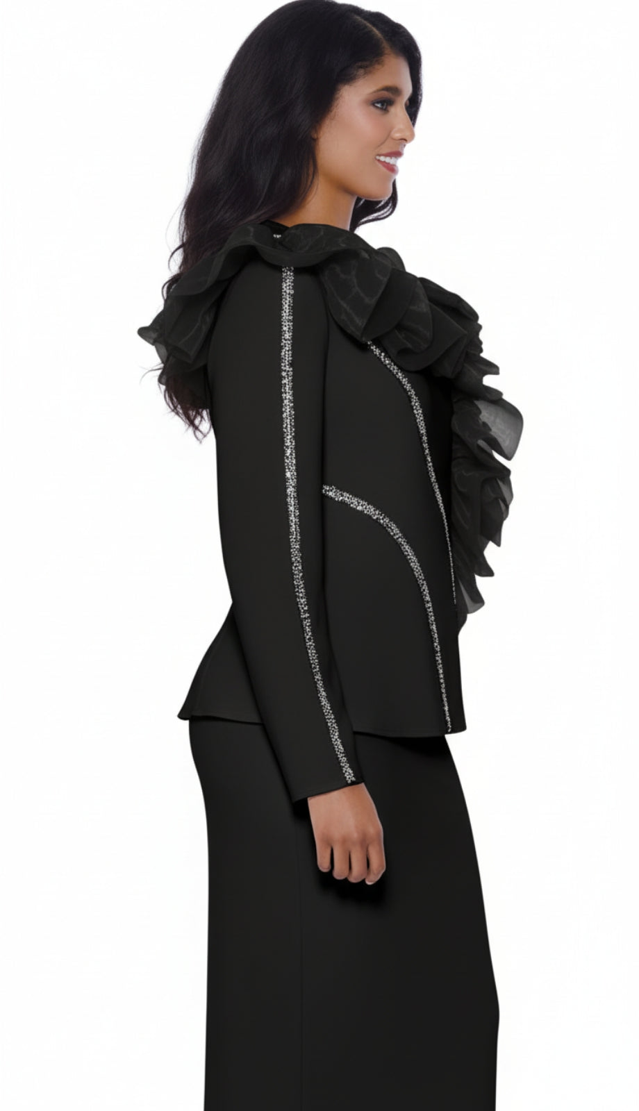 Stellar Looks SL600542-BLK Church Suit