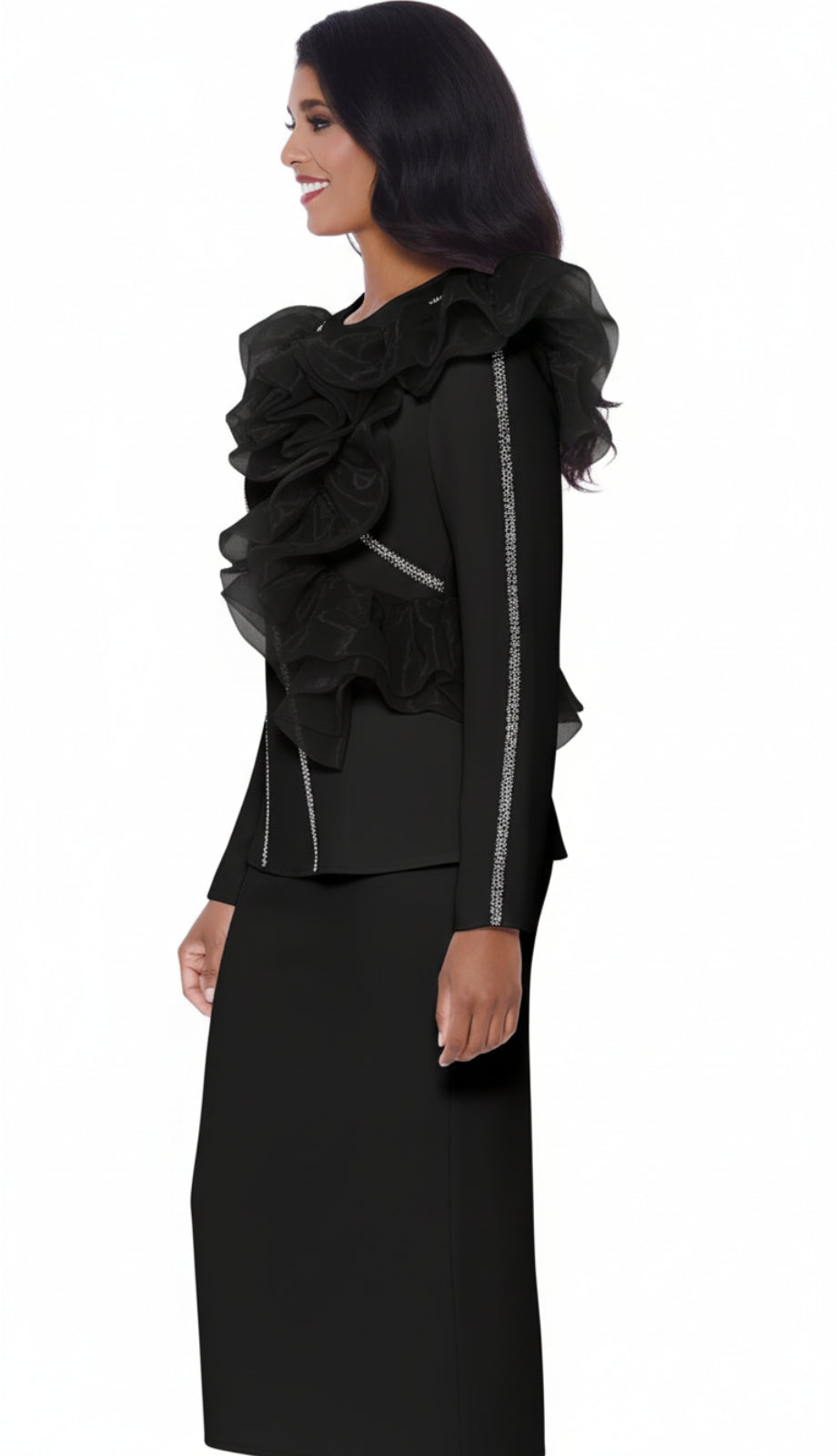 Stellar Looks SL600542-BLK Church Suit
