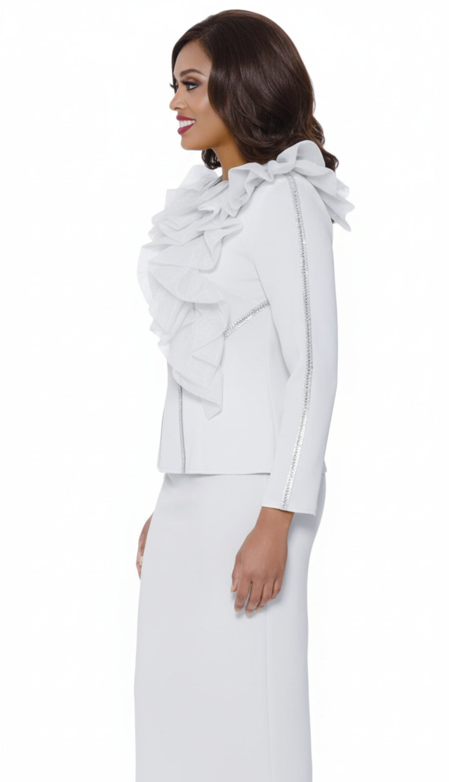 Stellar Looks SL600542-WHT Church Suit