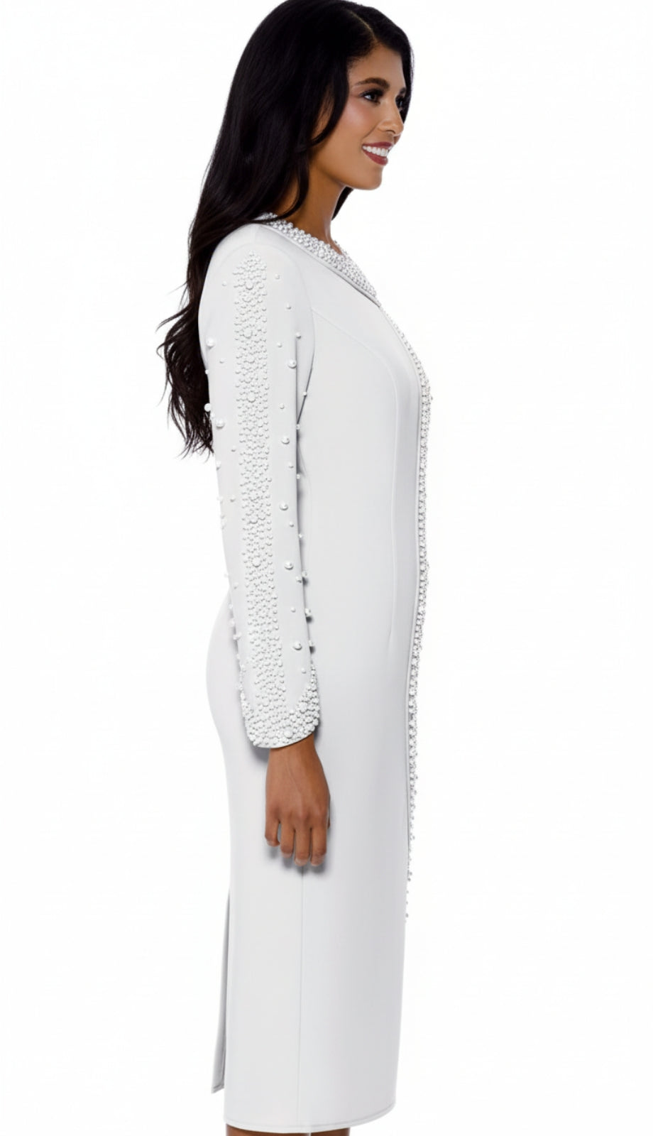 Stellar Looks SL600551-WHT Church Dress