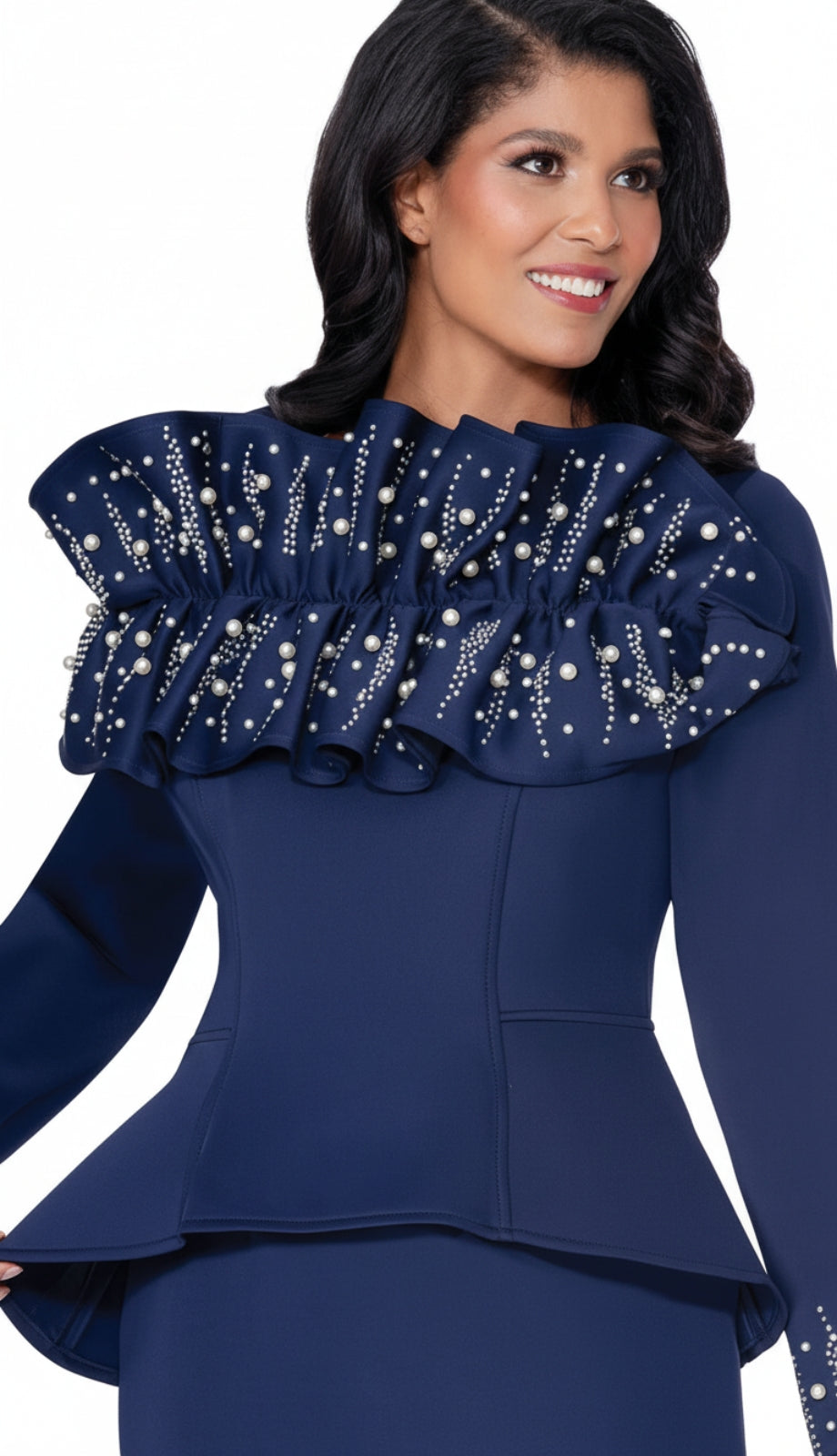 Stellar SL600601-NVY-QS Womens Suit