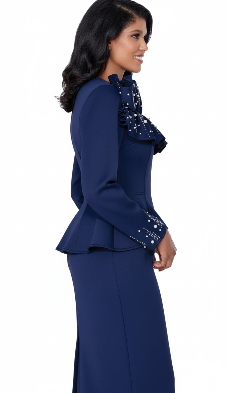 Stellar SL600601-NVY-QS Womens Suit