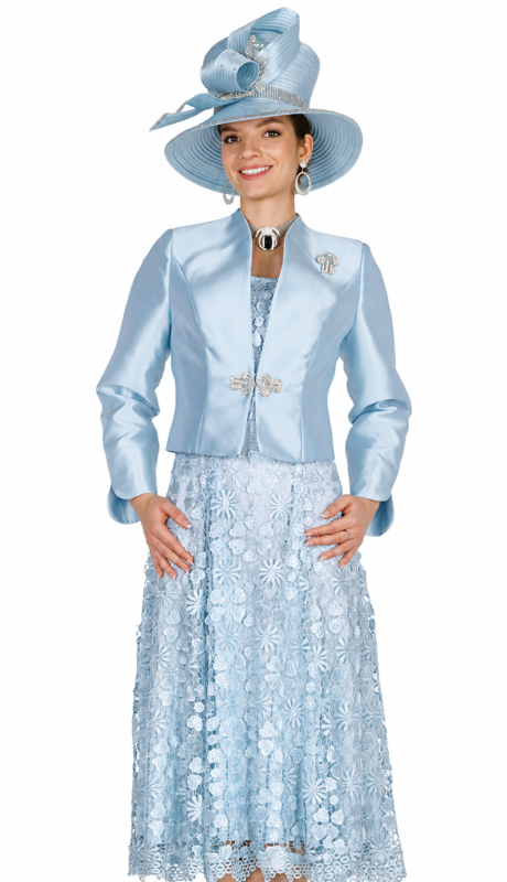 Elite Champagne 6261-LTB Church Suit