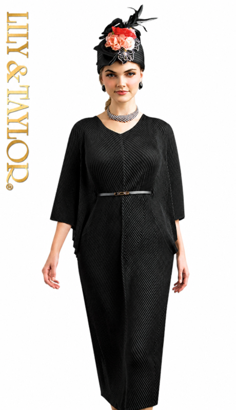 Lily and Taylor 5095-BLK Church Suit