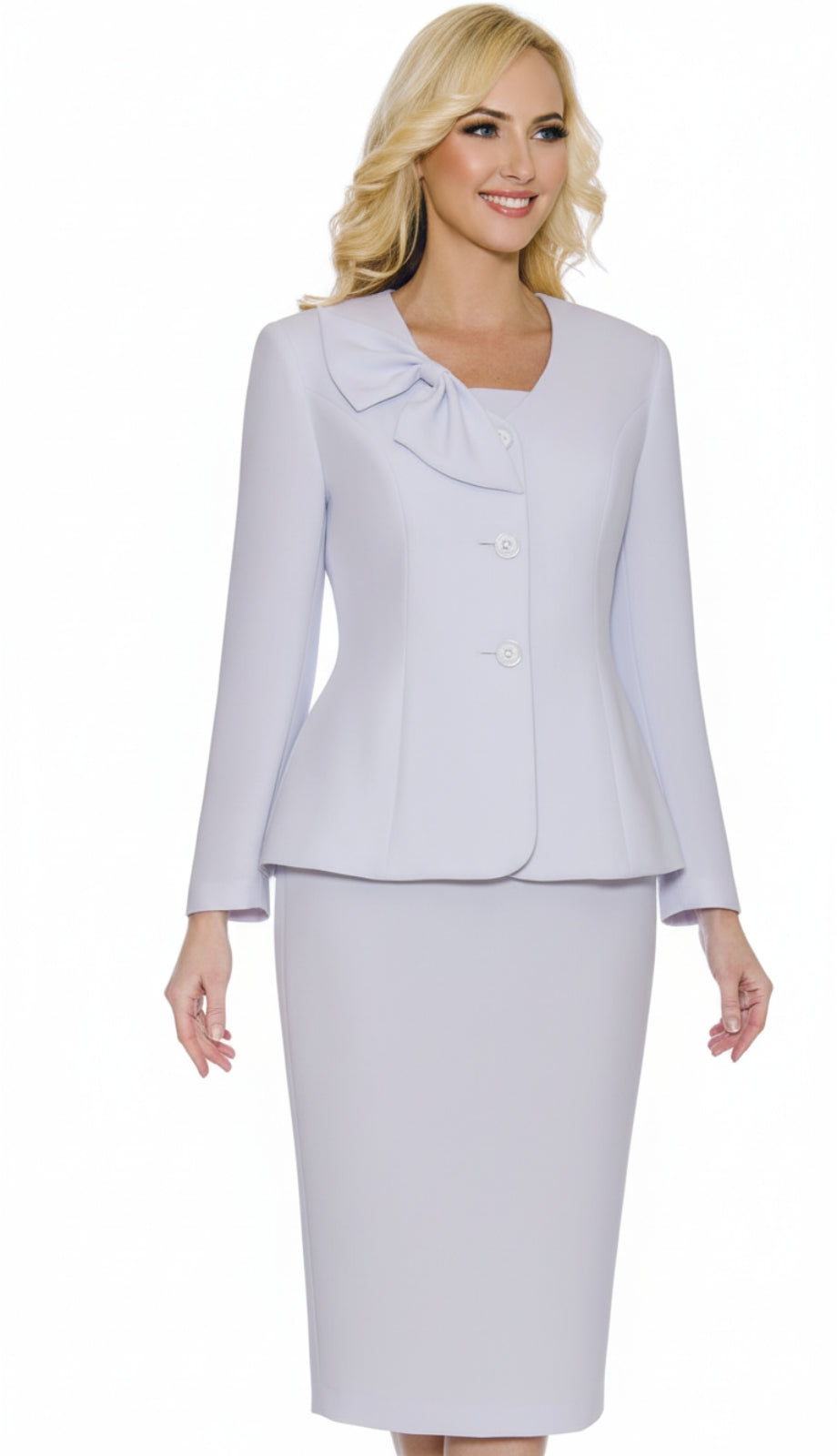 Giovanna 0653-WHT Church Suit