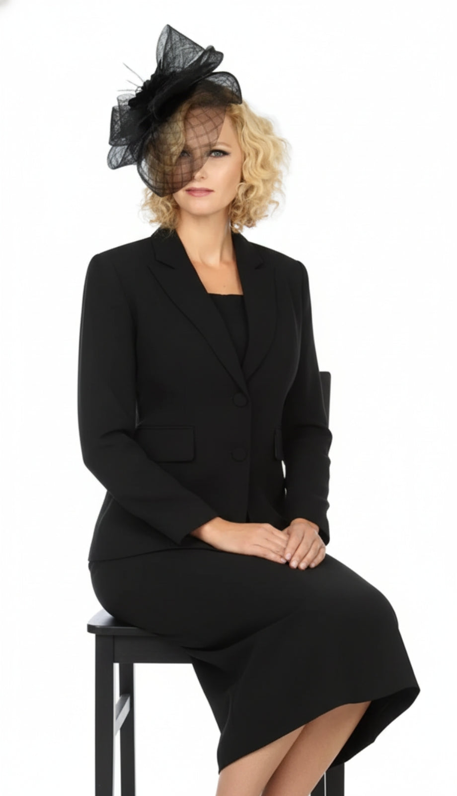 Giovanna 0710-BL-CO Womens Suit