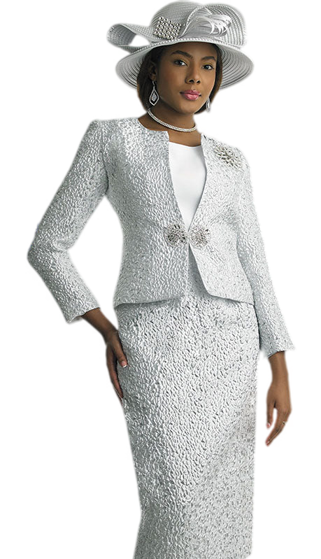 Lily And Taylor 4863-WHT Church Hat