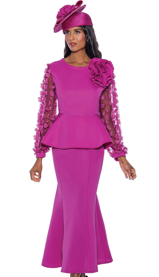 Stellar Looks SL1552-PUR-IH Unisex Church Suit