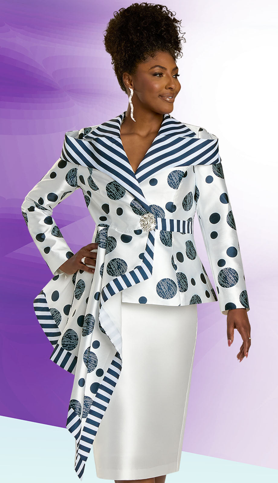 Donna Vinci 12153-QS Church Suit