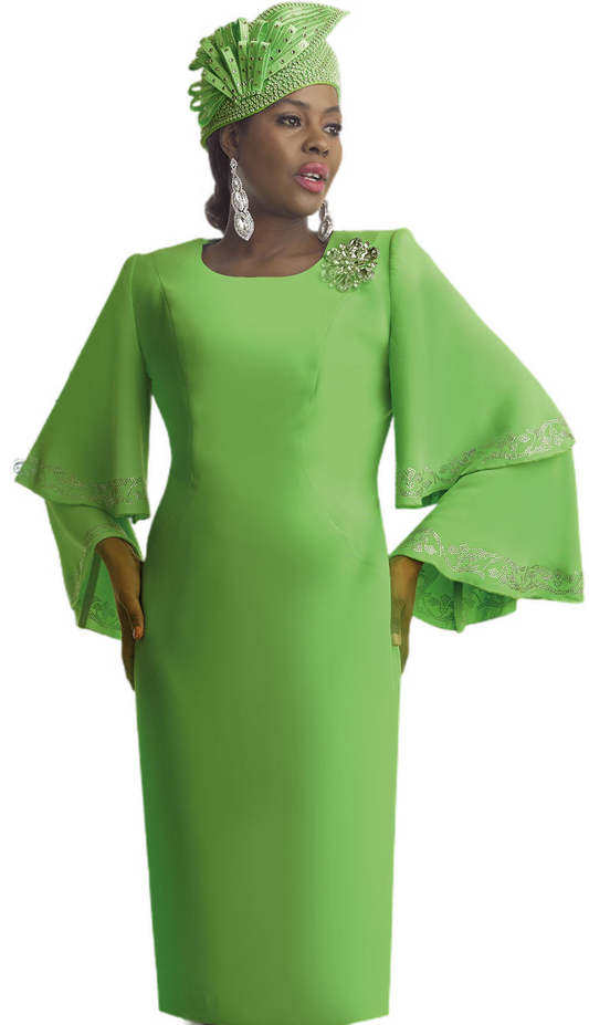 Lily and Taylor 4878-GRN Church Dress