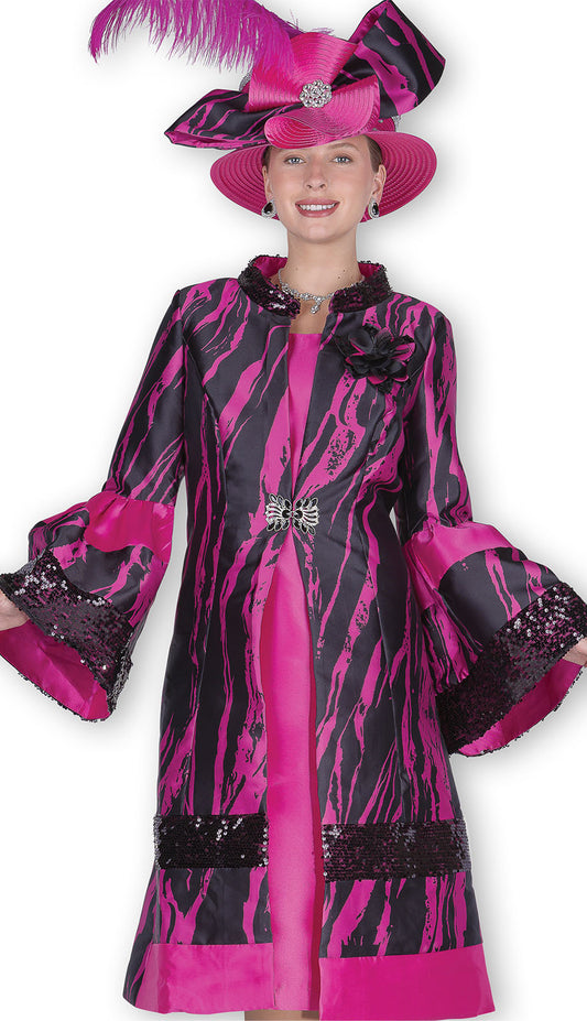 Elite 6170-FWB-H Unisex Church Suit with Hat