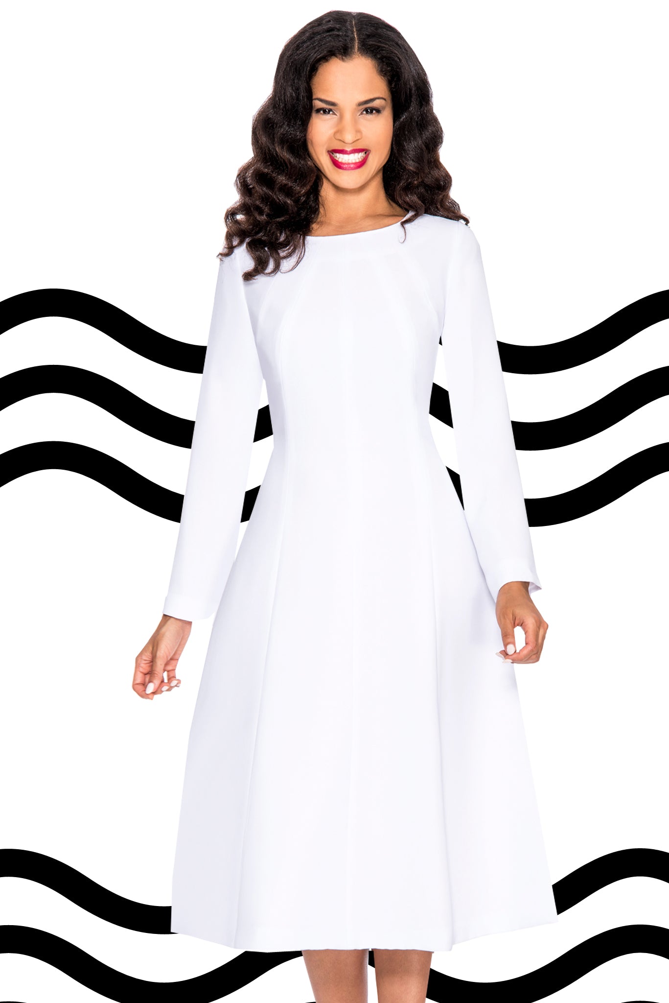 Giovanna 1451-WHT-CO Church Dress