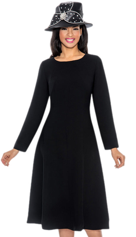 Giovanna 1451-BLK-IH Church Dress