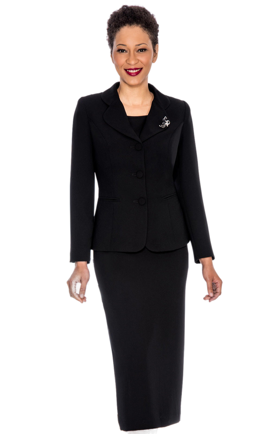Giovanna 0824-BLK Church Suit