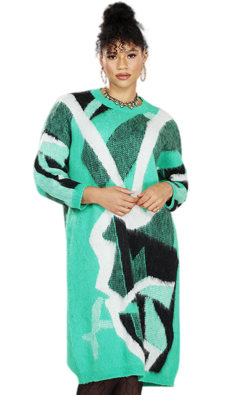Luxe Moda LM224 Church Sweater Dress