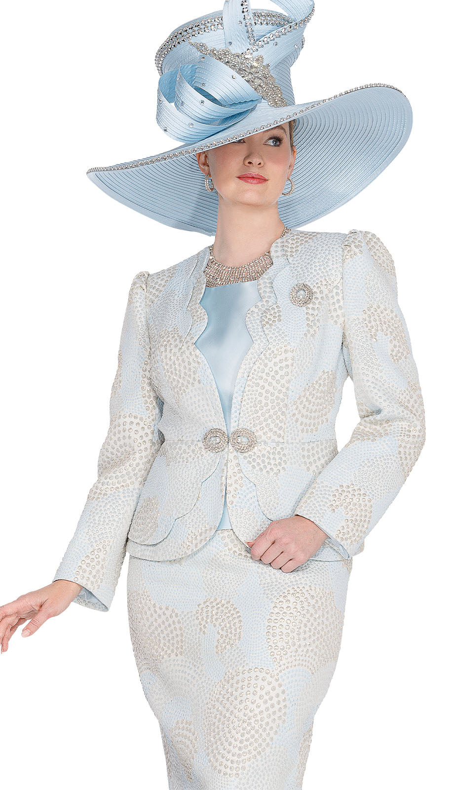 Champagne Italy 6212 Church Suit