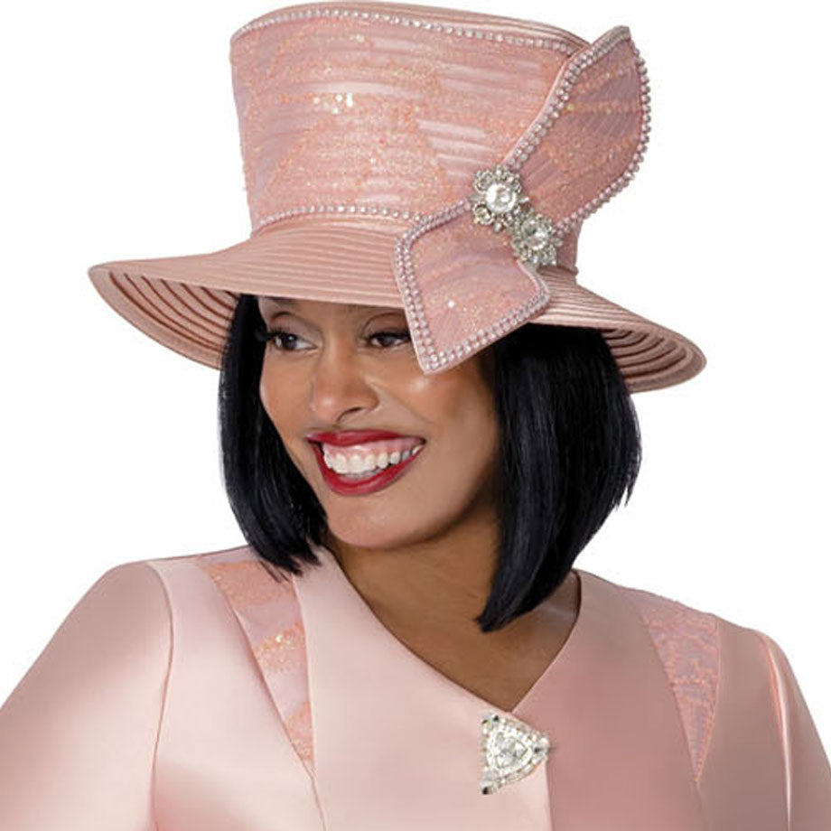 Dorinda Clark Cole 401792-PNK-H-IH Church Hat