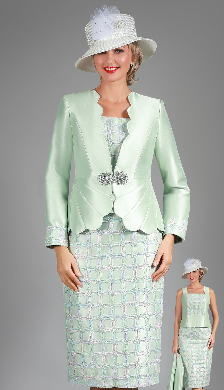 Giovanna D1307-H Church Hat