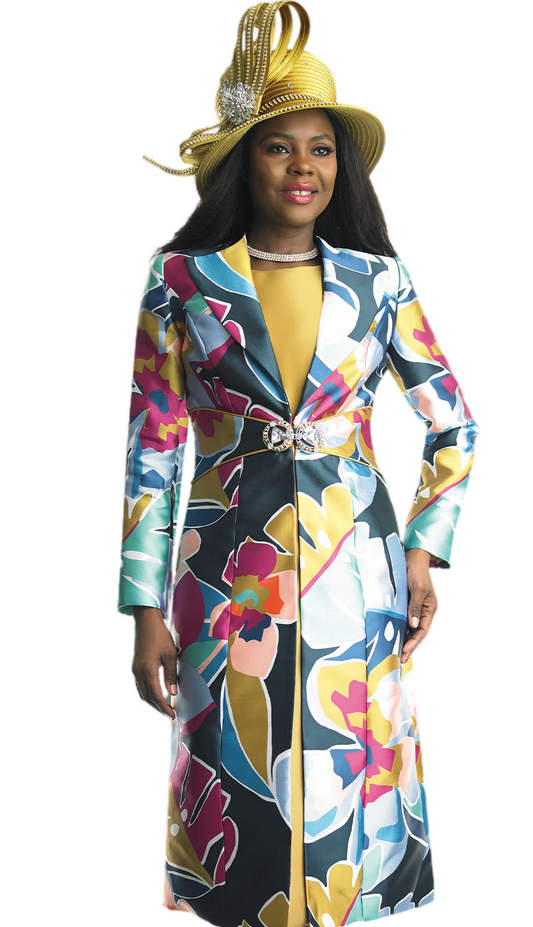 Lily and Taylor 4895-CANARY Jacket Dress