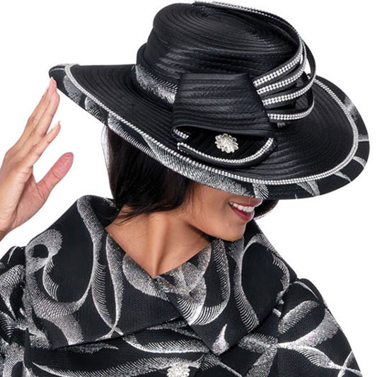 GMI 400632-BLK-H-QS Unisex Church Hat