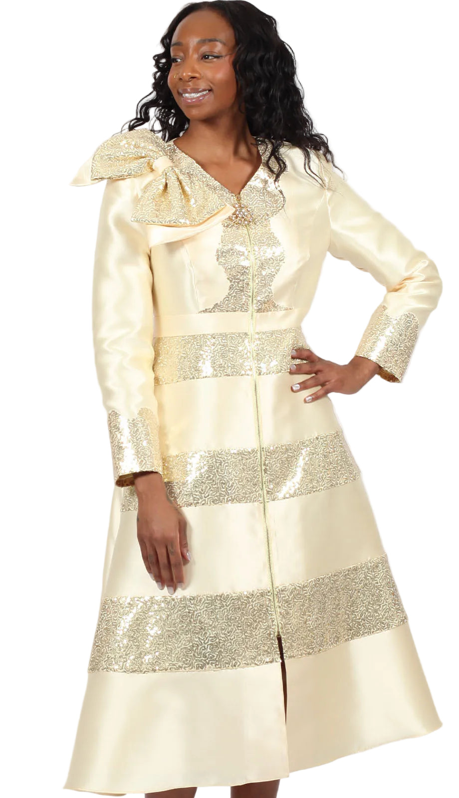 Diana Couture 9155 Church Dress