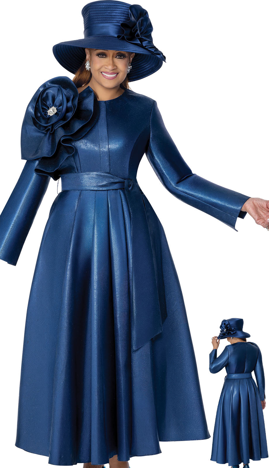 Dorinda Clark Cole 310331-NVY-QS Church Dress