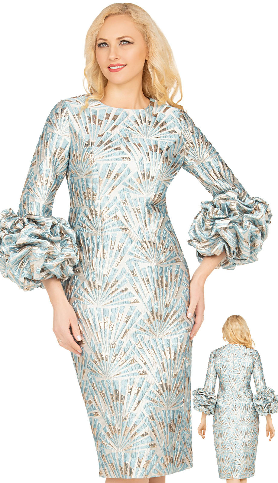 Giovanna DP2424-BLU-CO Church Suit