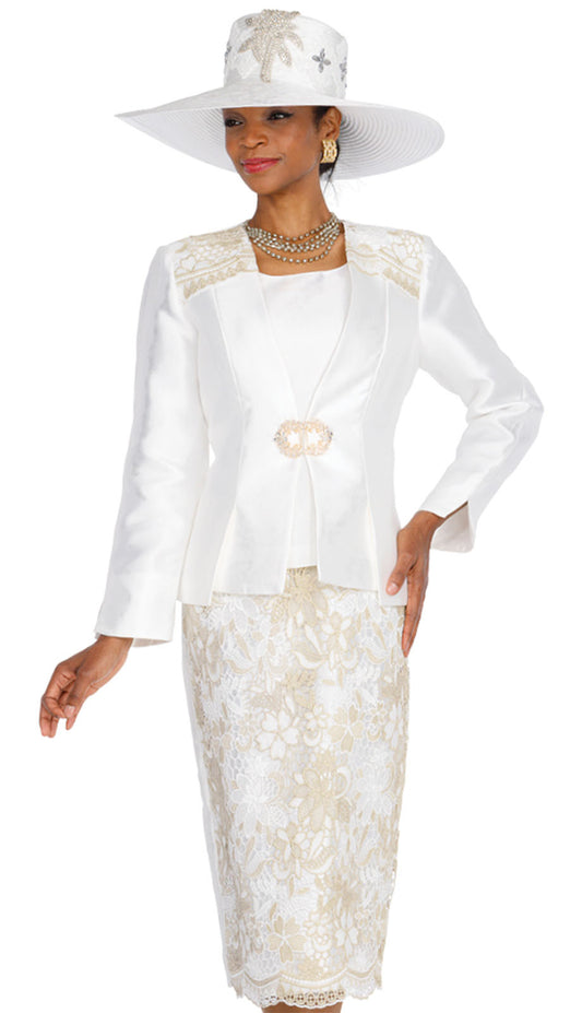 Elite Champagne 5904-H Church Hat