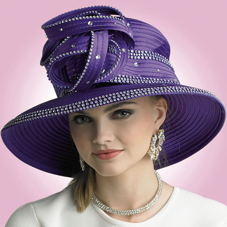 Lily And Taylor Hat H116-PUR