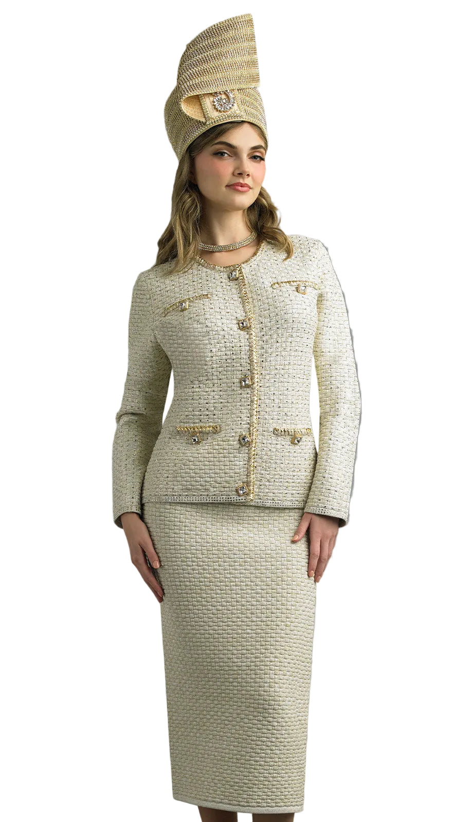 Lily and Taylor 840-CPN Church Dress